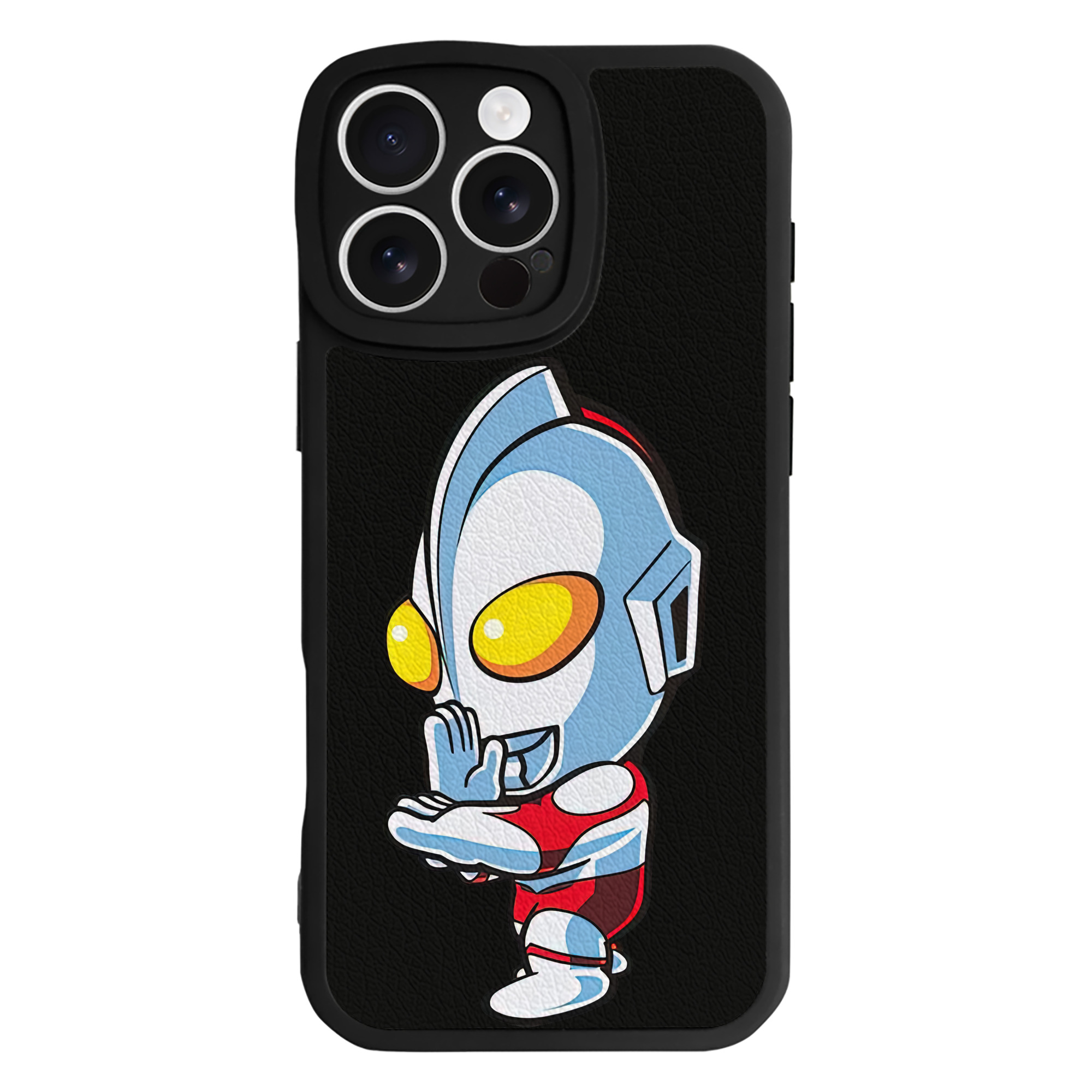 （画像用） ウルトラマン Ultraman 【iPhone 16シリーズ対応】シリコンスマホケース（レザー調） 材質：シリコン